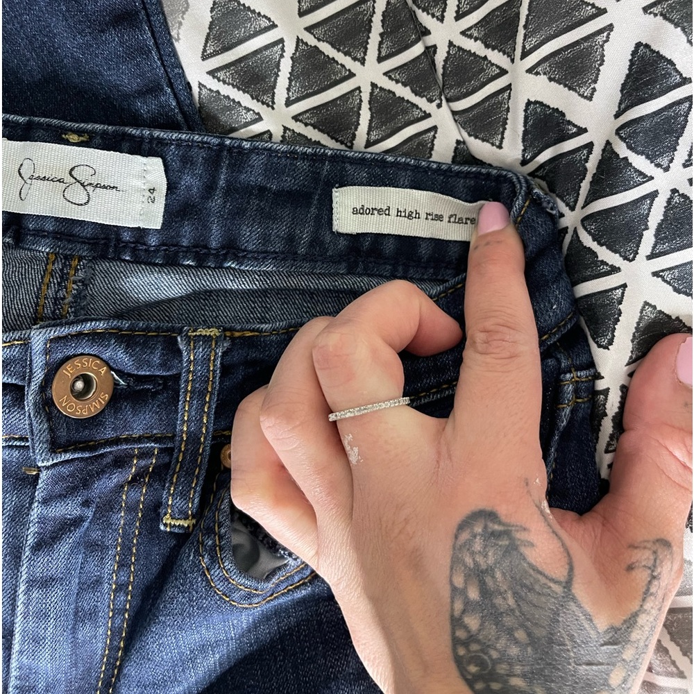 TWO FOR ONE flare jeans